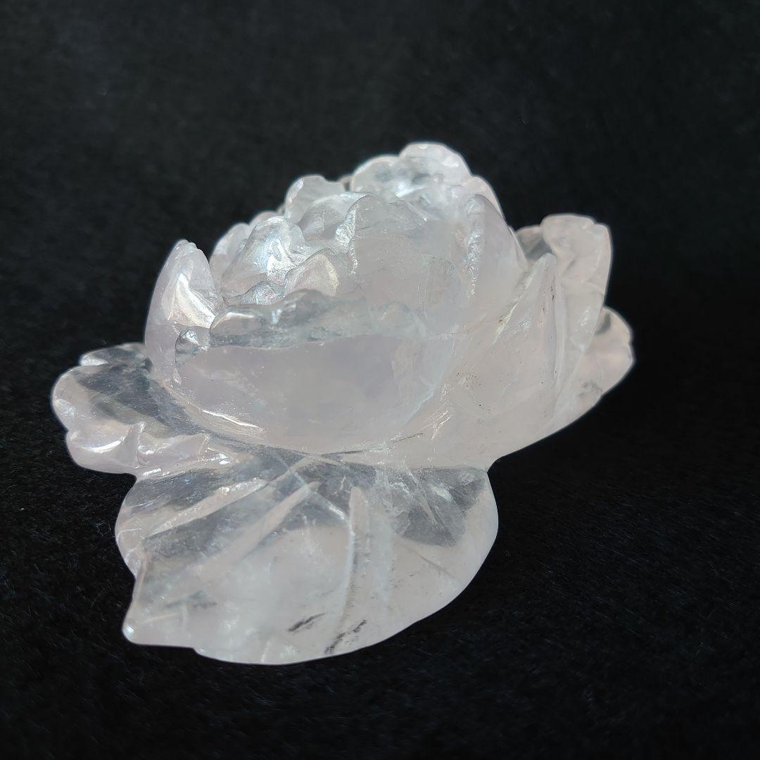 ローズクォーツ薔薇　玄関　リビング　寝室に　素敵な逸品