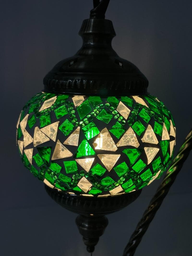 モザイクガラス テーブル ランプ 吊り下げ型 LEDライト 照明器具 インテリア