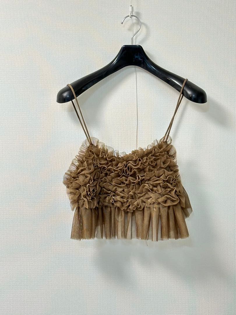 DouDou チュールビスチェ　モカ