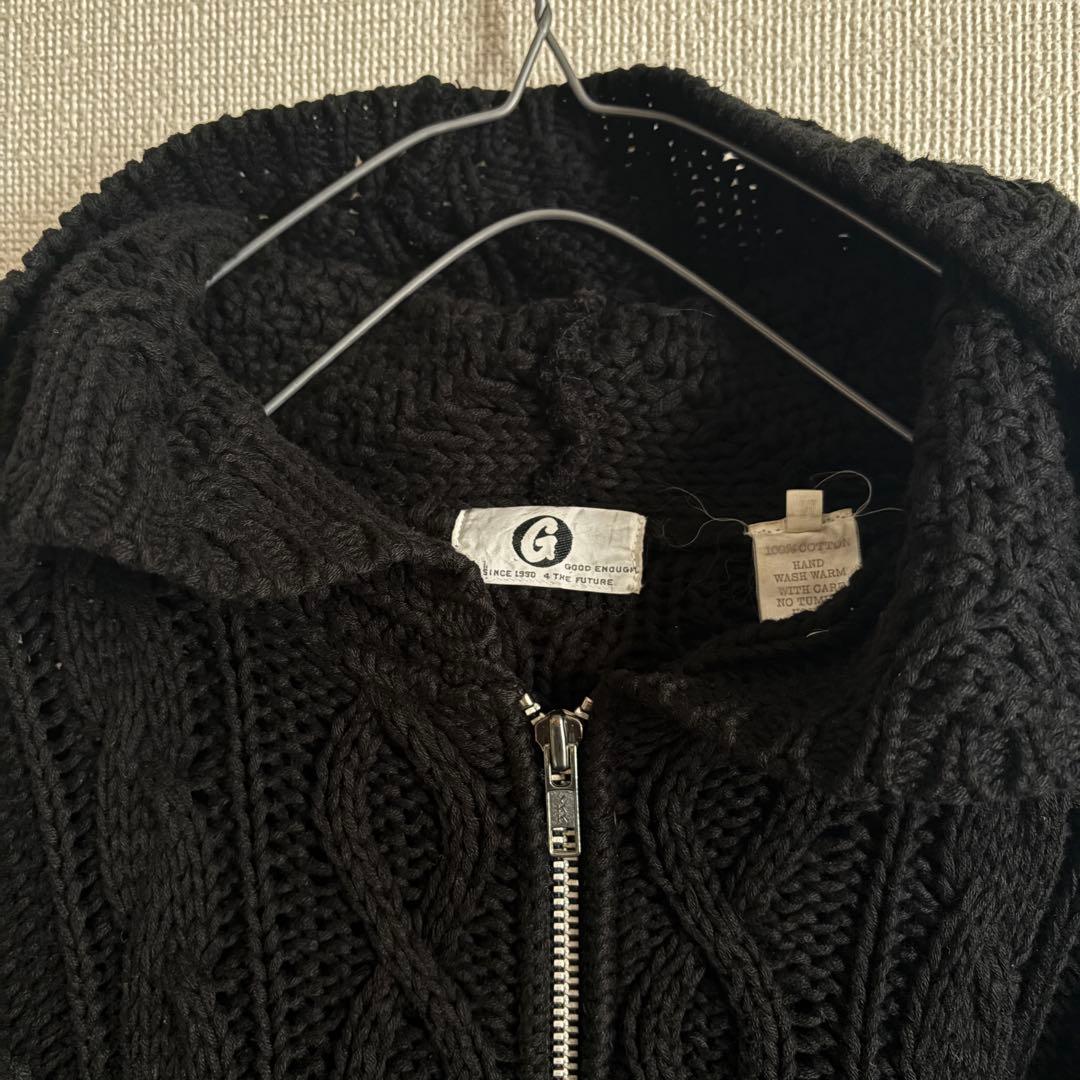 90s GOODENOUGH ニットパーカー