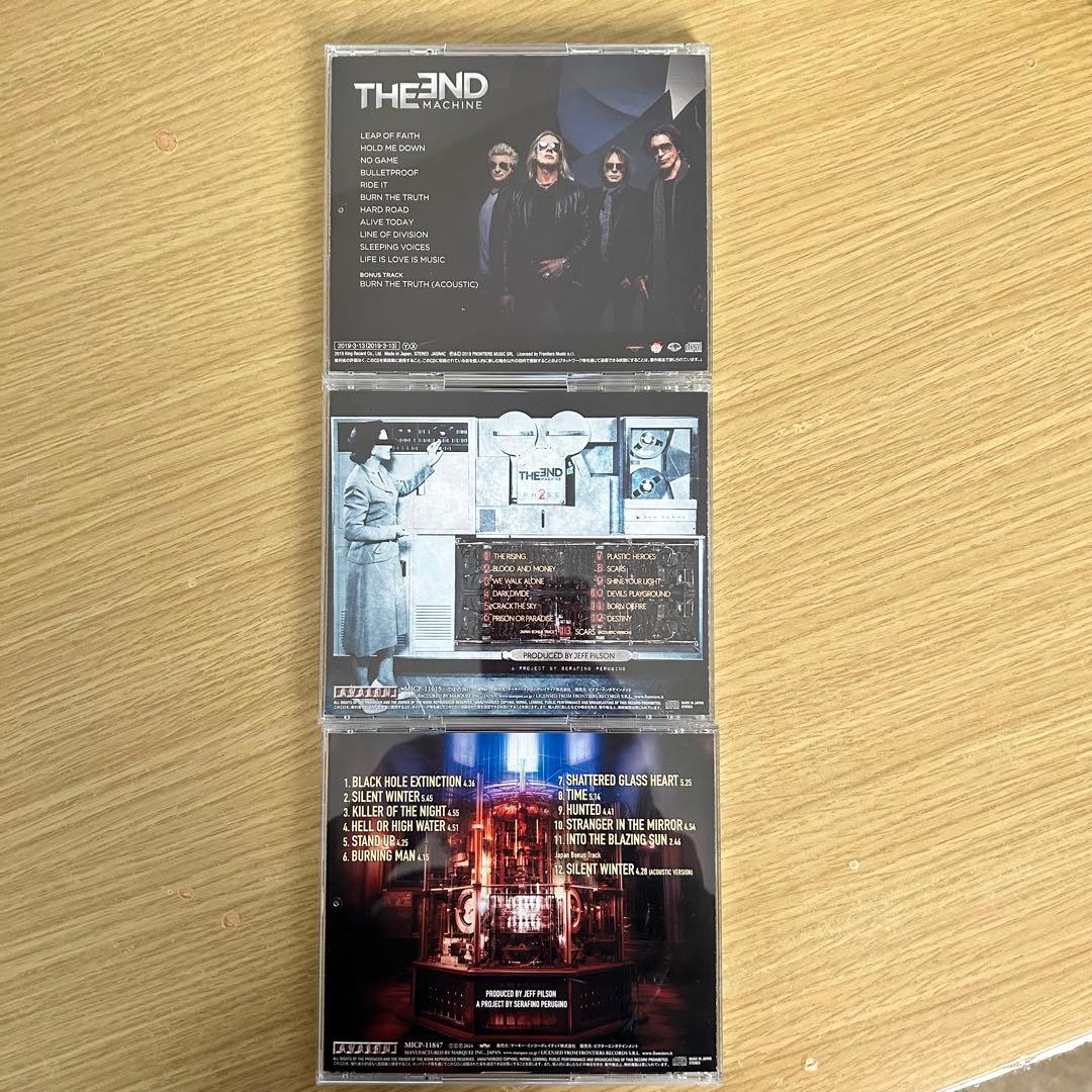 THE END MACHINE ジ・エンド・マシーン 日本盤帯付CD3枚セット