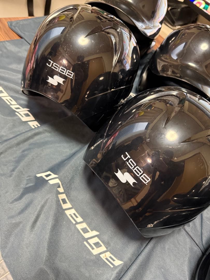 プロエッジ JSBBブラック ヘルメット 7個セット