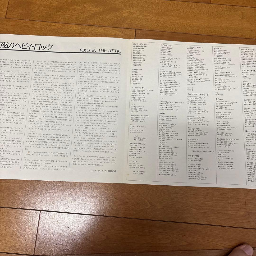 Aerosmith Toys in the Attic レコード