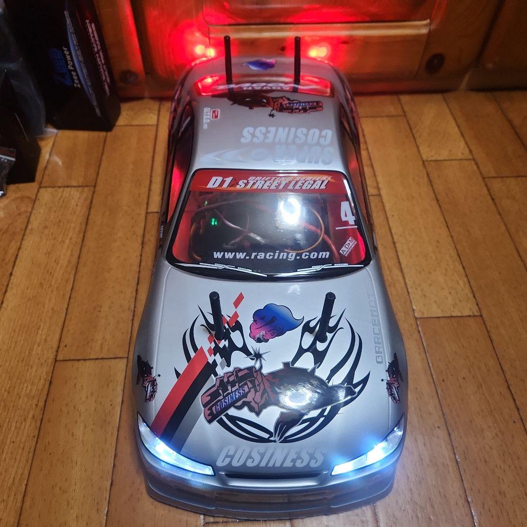 タミヤ ドリフト ラジコン フルセット　TT02　　シルビア　ボディ　赤tt01