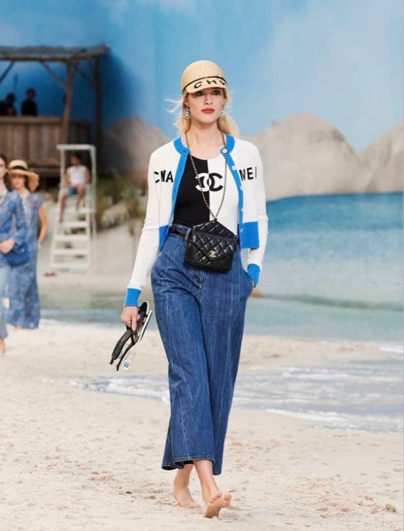 入手困難　CHANEL ストローハット　麦わら帽子　美品