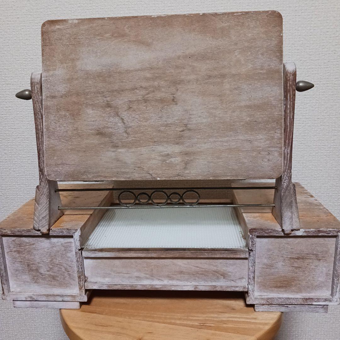 昭和30年代　木製ドレッサー・鏡台アンティーク　　古民家ディスプレイ