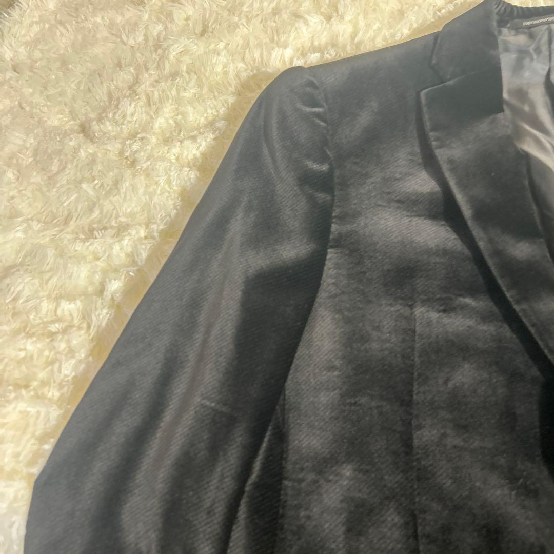 【極美品】エンポリオアルマーニ ベロア　テーラード M LINE 50