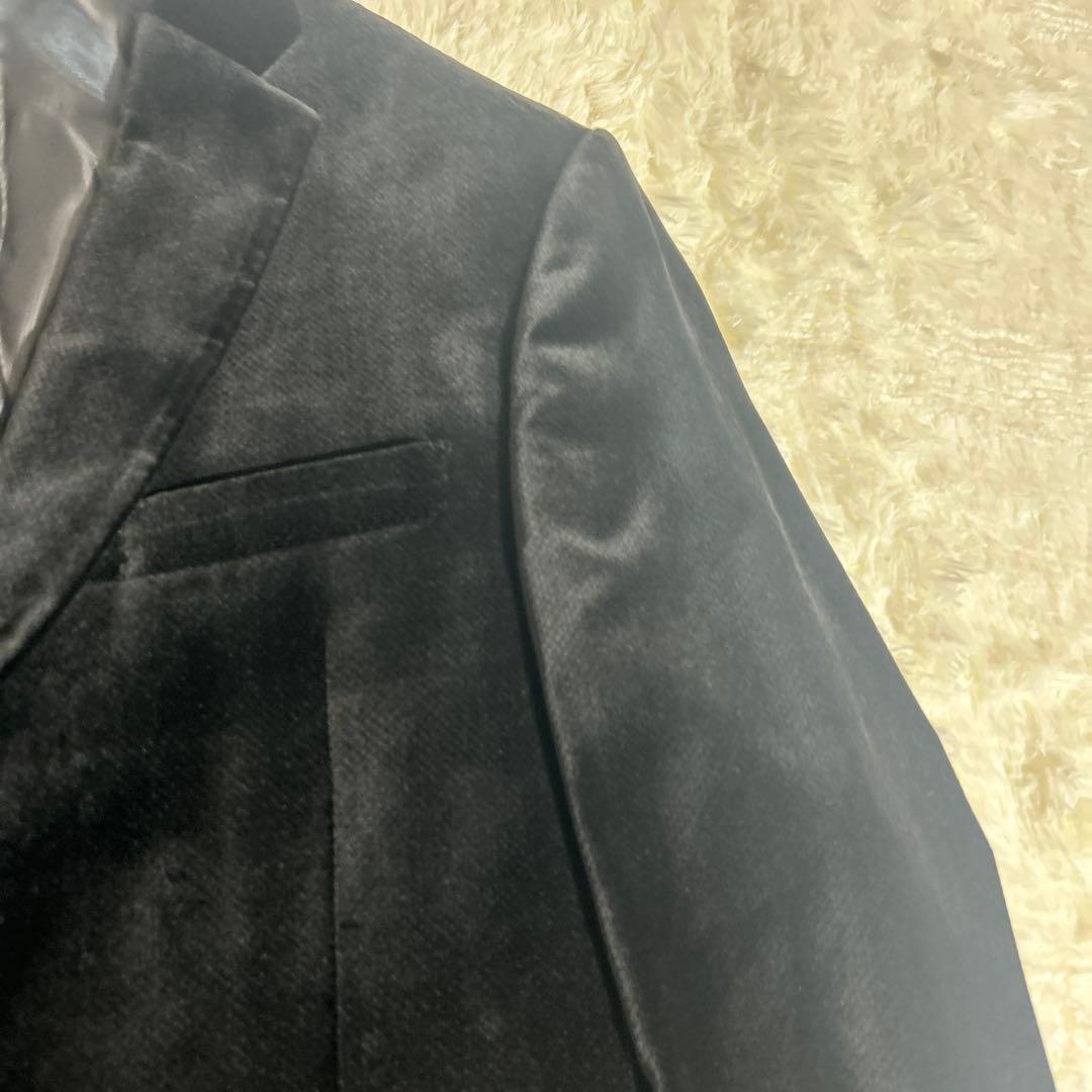 【極美品】エンポリオアルマーニ ベロア　テーラード M LINE 50