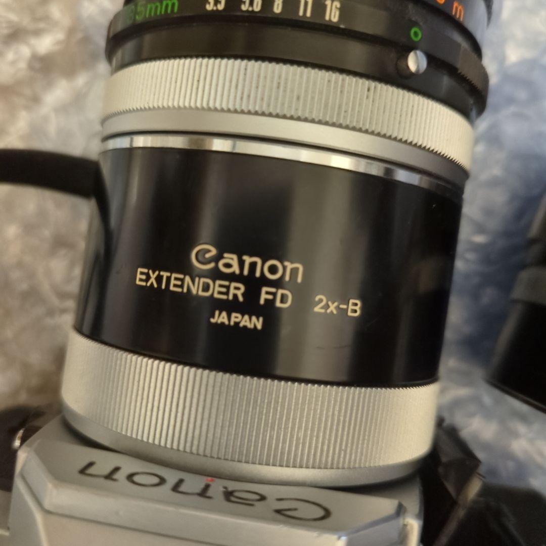 【動作品】Canon AE-1 フィルムカメラ レンズ2本セット