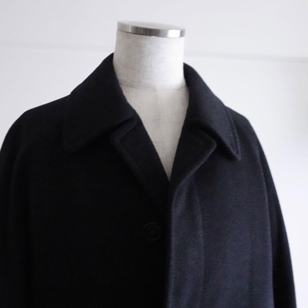 【極美品】Burberry’s カシミアラム　ステンカラーコート　チャコール