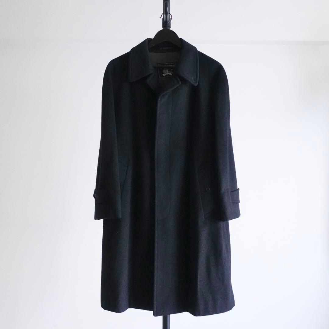 【極美品】Burberry’s カシミアラム　ステンカラーコート　チャコール