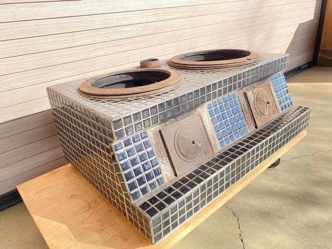 改良三和かまど　骨董