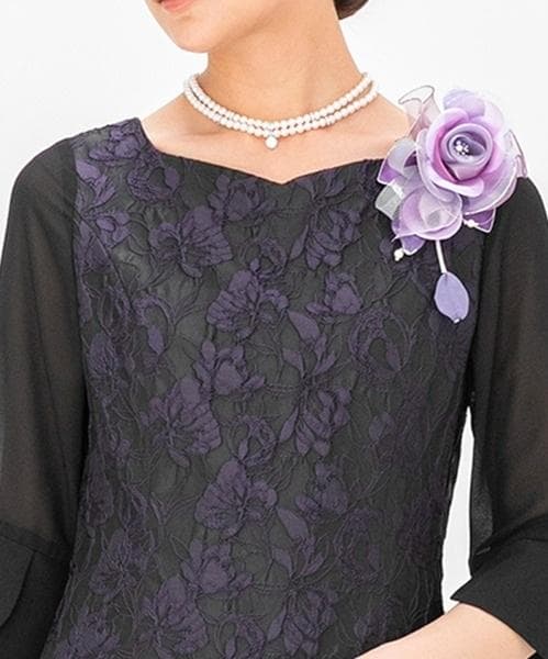 【東京ソワール】美品(１回着用) 結婚式 マザードレス ロング丈