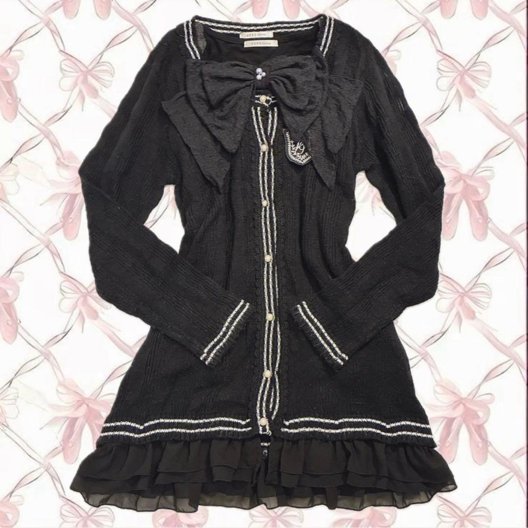 axes femme セット売 姫カジ ビッグリボン グランジ ダークコア 平成