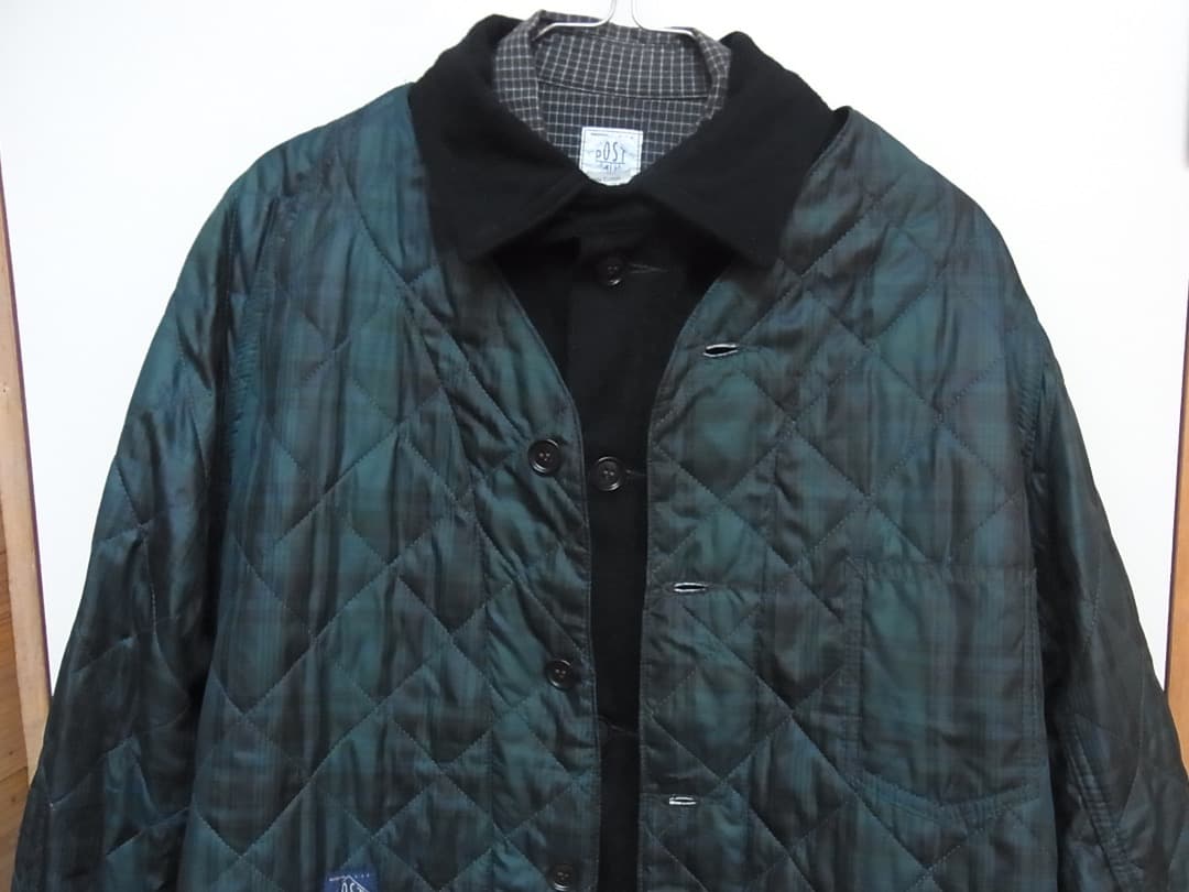 Post Overalls POST 41 DV／キルティング・カバーオール