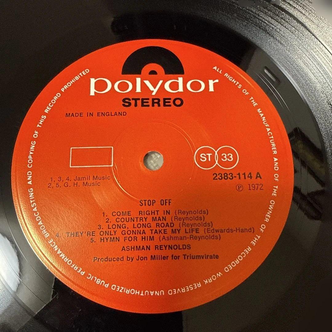 洋楽 Ashman Reynolds / Stop Off UK