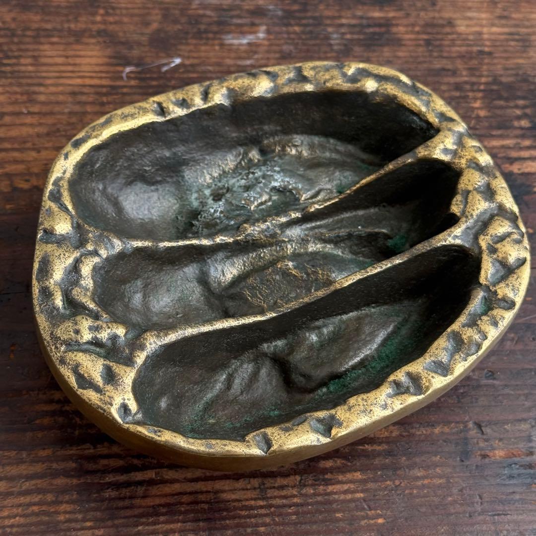 【限定生産】PUMA ブロンズトレイ 灰皿 ドイツ製 箱・冊子付 1960年代