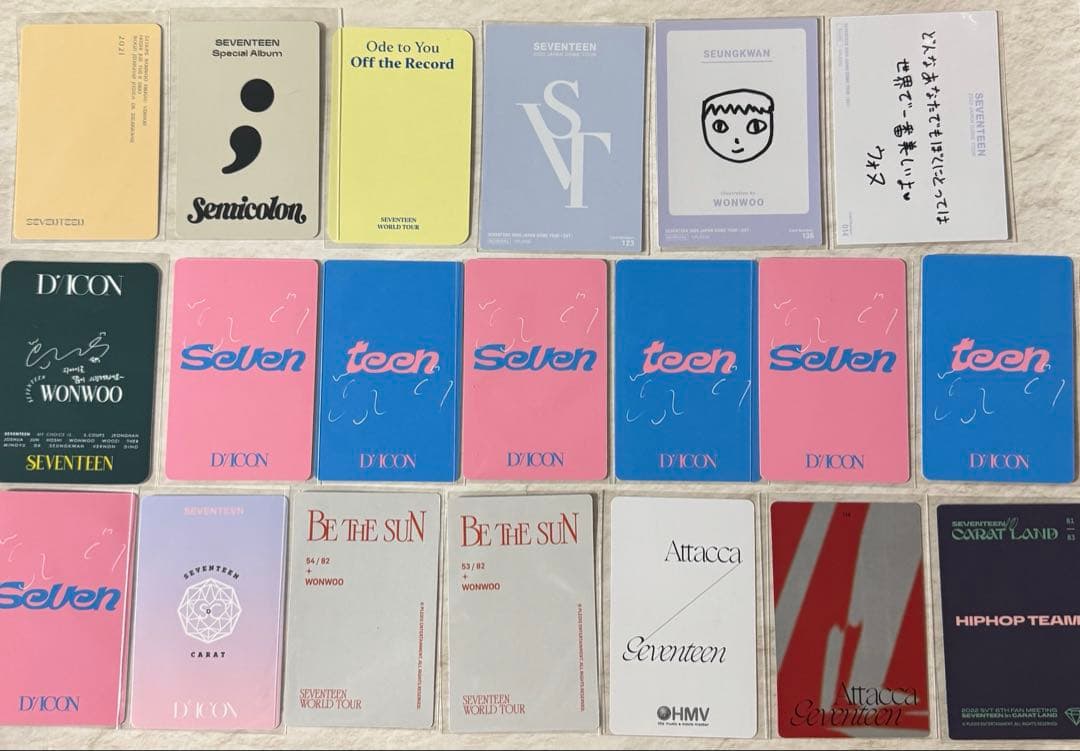 SEVENTEEN ウォヌ トレカ グッズ まとめ売り