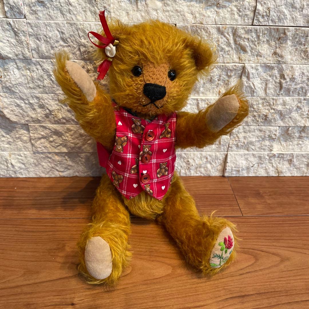 イギリス☆コッツウォルズ☆作家物　ハンドメイド　テディベア