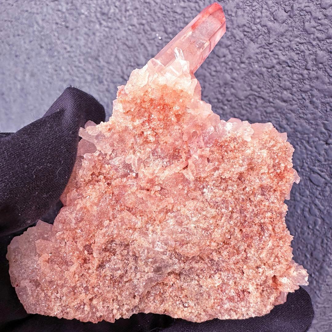 爆レア❗️浄化❗️超綺麗♡超強いパワー ピンク ヒマラヤ クラスター天然石A1554