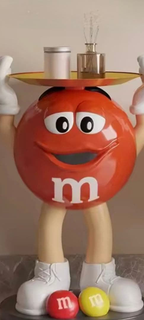 M&M's エムアンドエムズ サイドテーブル M&M フィギュア アメリカン雑貨
