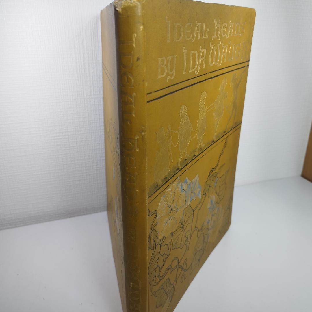 1890年 ヴィクトリアン絵本 本 book ideal heads fB1B