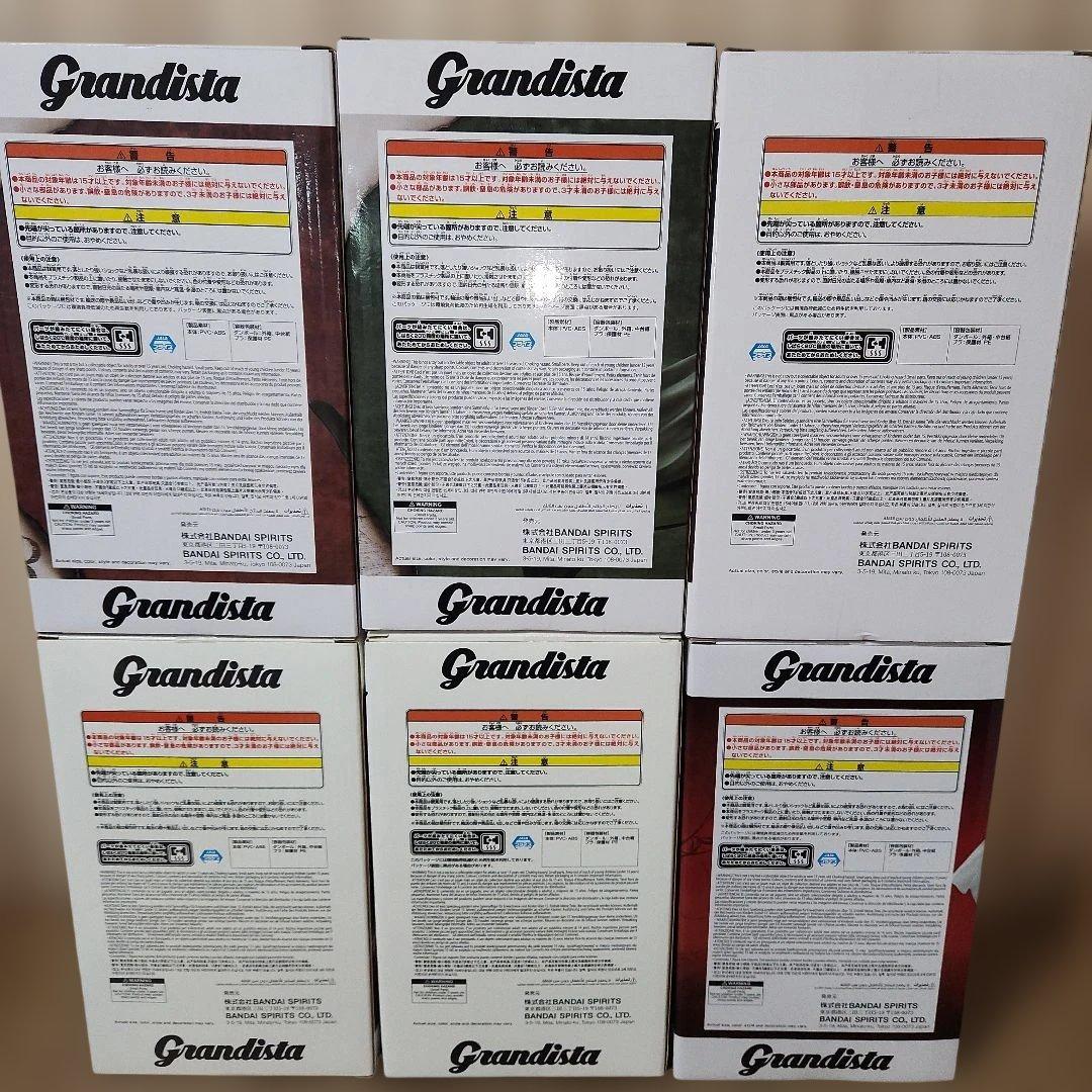 BANDAI　grandista6点　進撃東京喰種等　#白るまんどのフィギュア