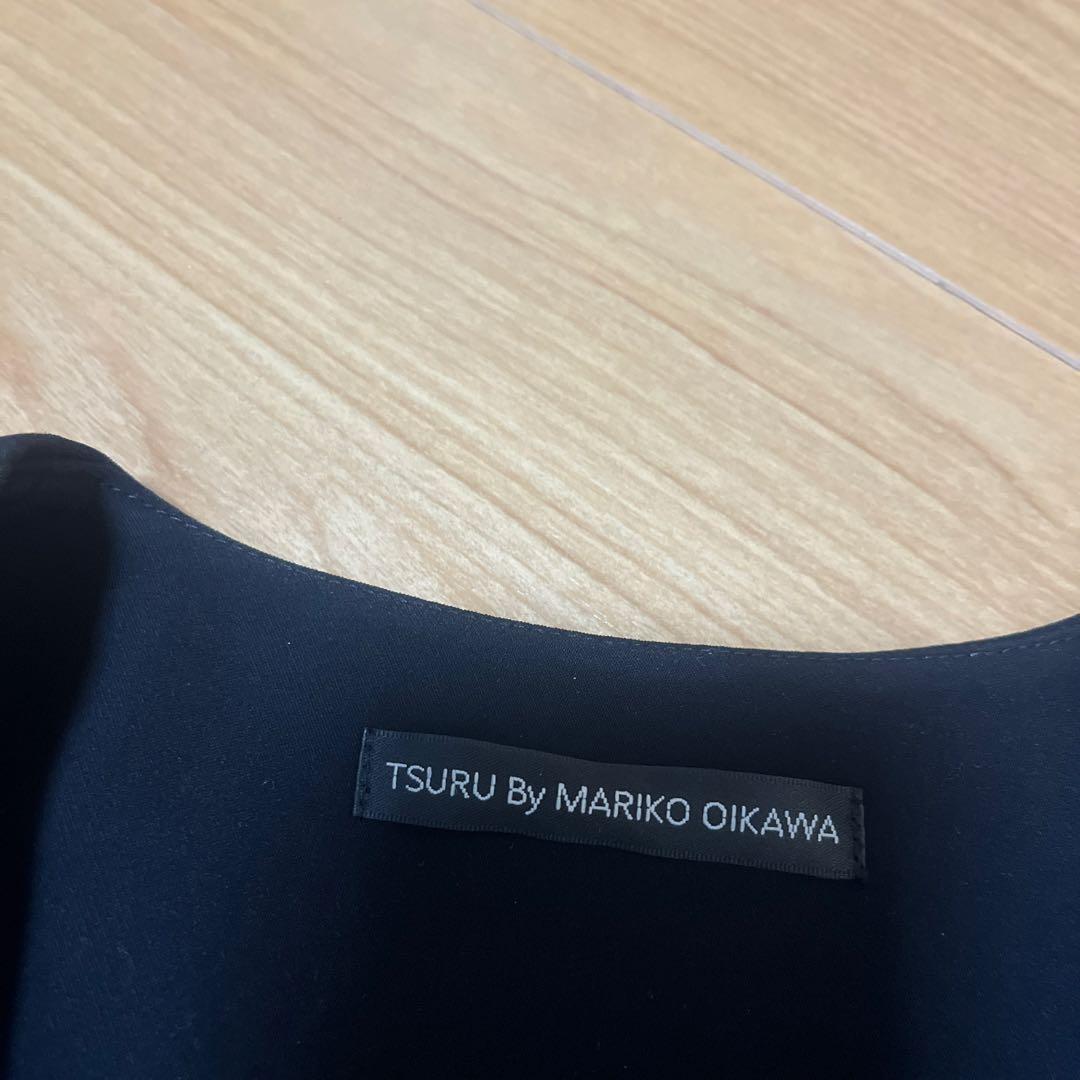 極美品✨ツルバイマリコオイカワ　2023　パール付きノーカラージャケット