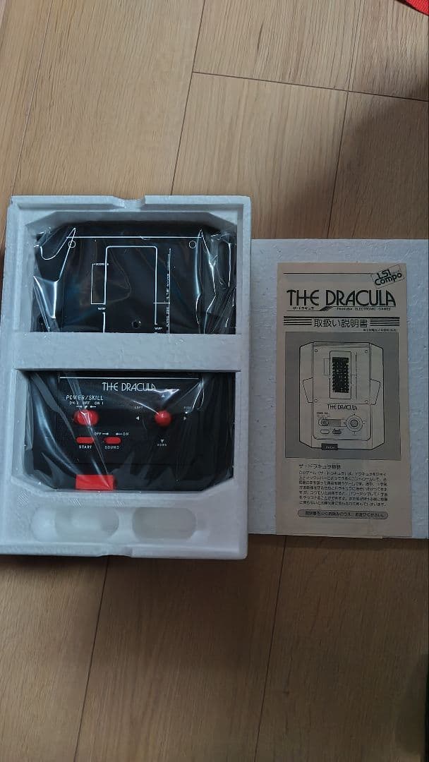 昭和 ツクダ オリジナル LSI ドラキュラ 未使用 本体黒 ゲームウォッチ
