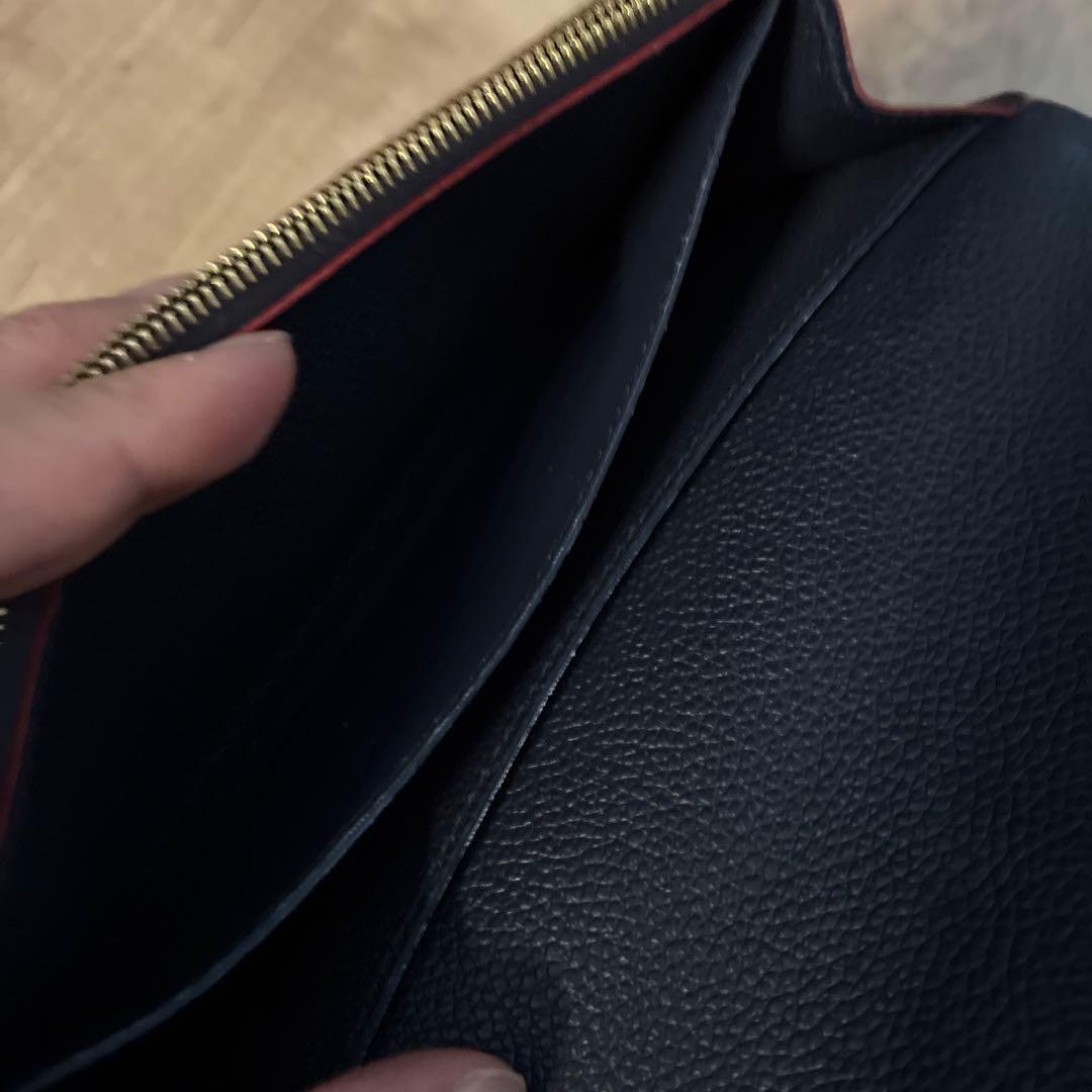 ルイ・ヴィトン アンプラント　美品　長財布 ネイビー