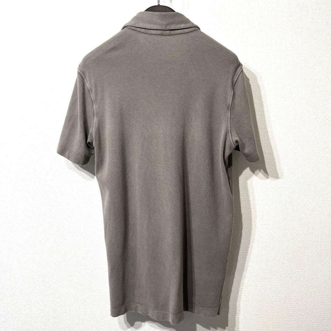 【美品】Cruciani 鹿の子ポロ ベージュ 50