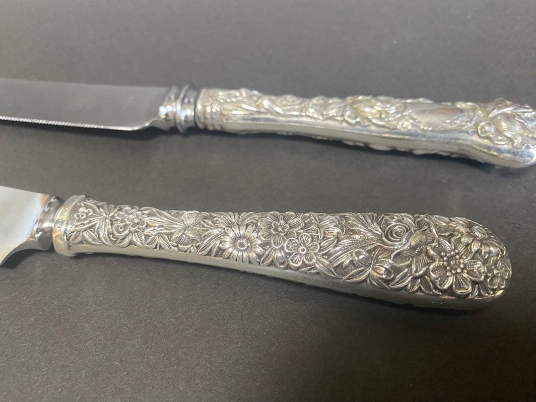 最終価格　アンティーク　銀製　カラトリー　ナイフ　セット　イギリス