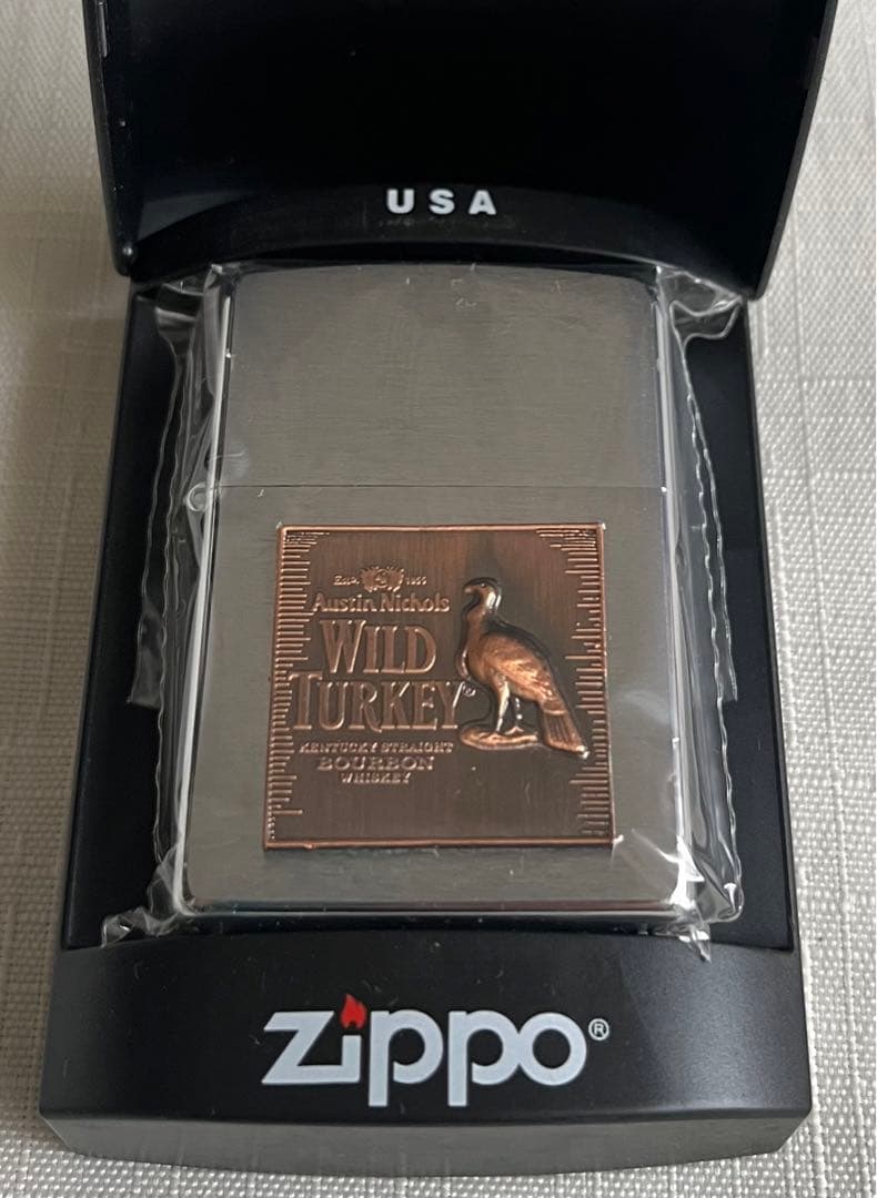 新品  ZIPPO ワイルドターキー   2006年  ブロンズメタルワークス