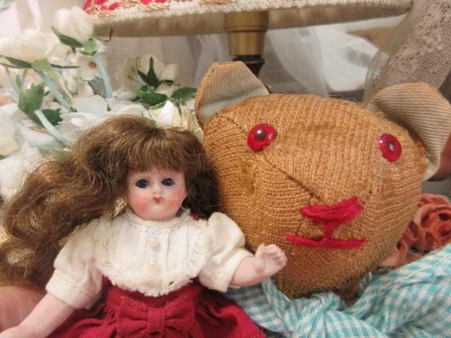 みにみに可愛い　ケストナー　アンティーク　ミニョネット　☆8.5㎝