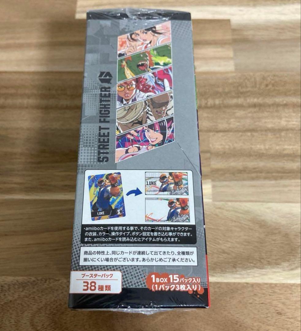 ストリートファイター6 amiiboカード ブースターパック BOX アミーボ