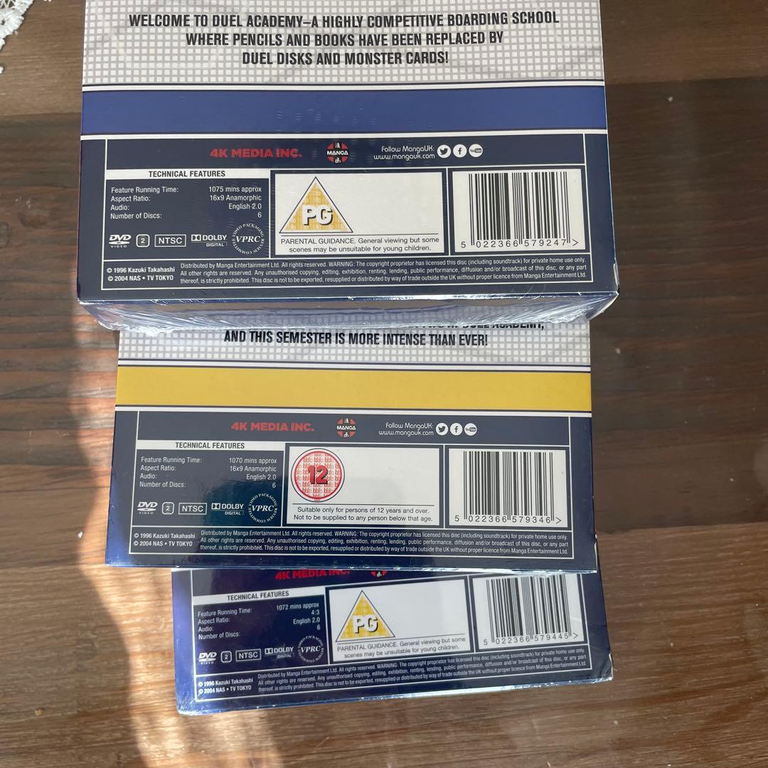 海外版　遊☆戯☆王デュエルモンスターズGX DVDセット