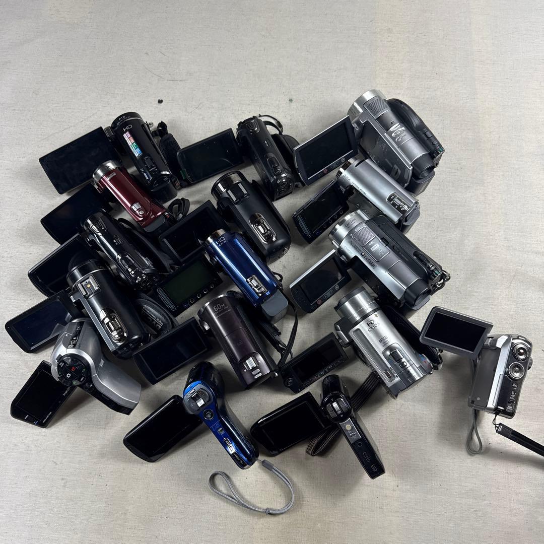 HD ビデオカメラ 16台 まとめ売り ジャンク 部品取り 動作未確認