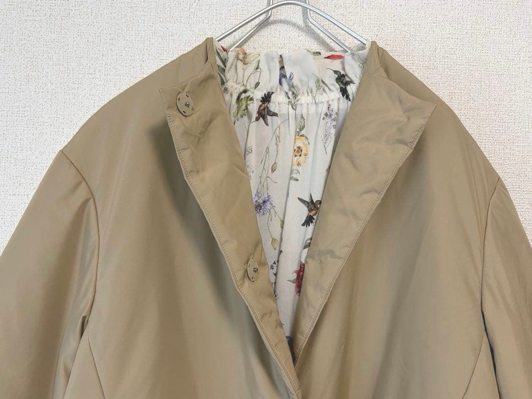 Ballsey TOMORROWLAND パデットタフタ Aラインコート