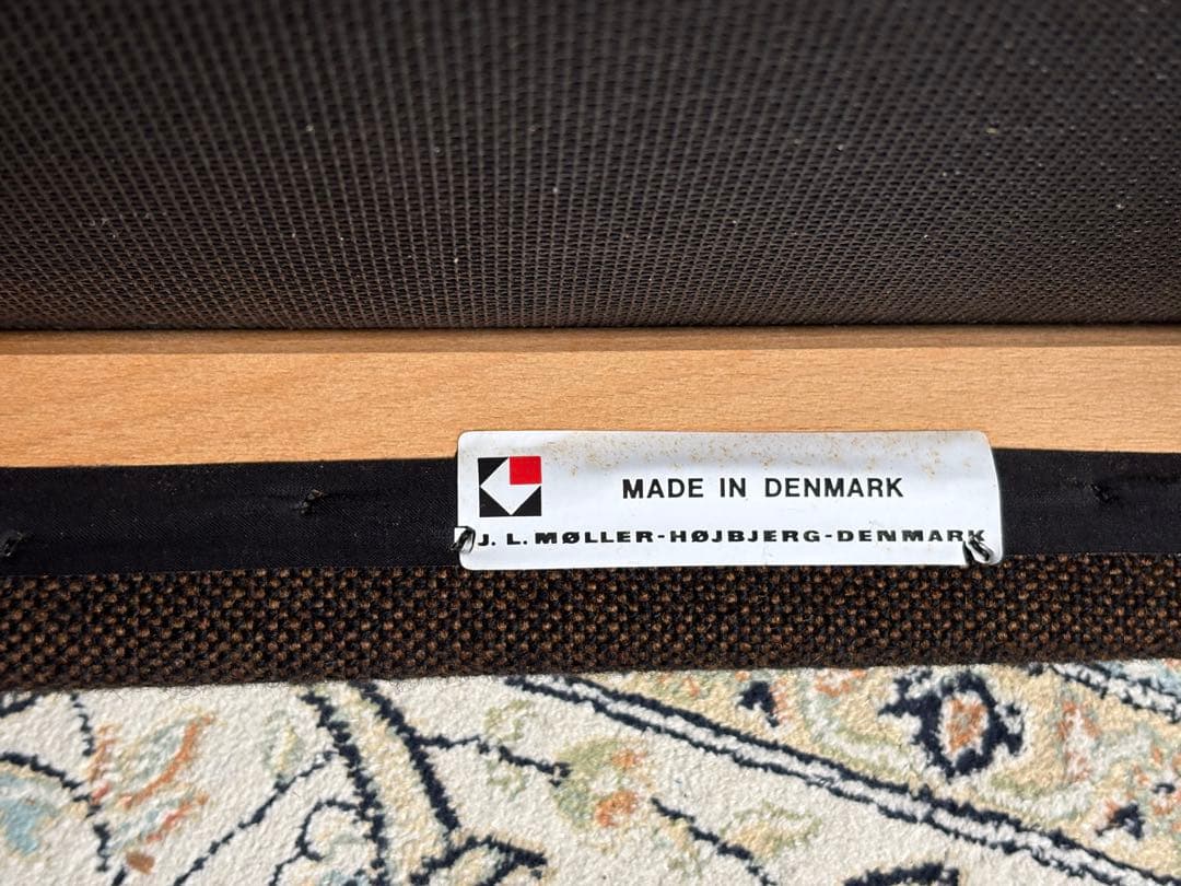 ①J.L. Møllers JLモラー　北欧ヴィンテージチェア　チーク材　NZ