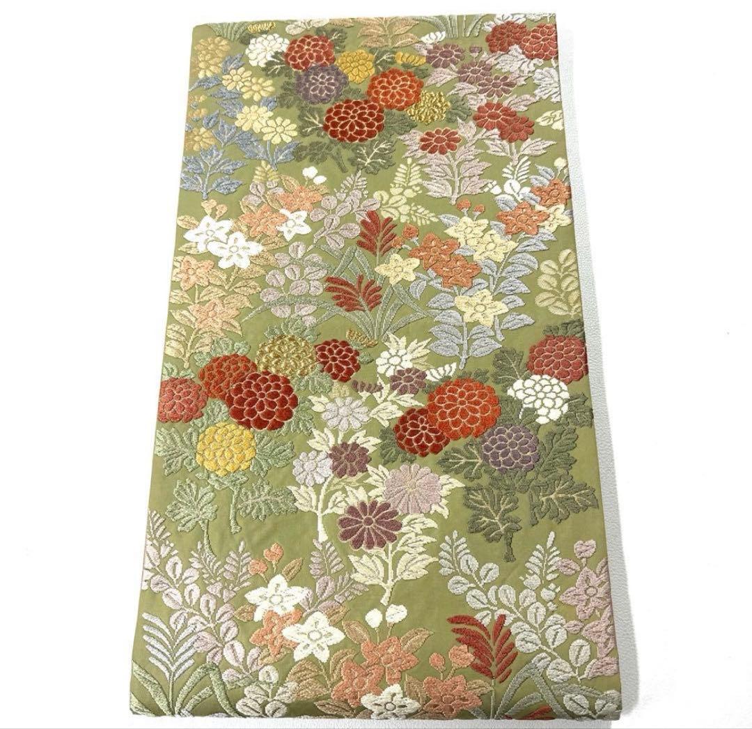 専用帯4910 4794 二点セット●高級 正絹 六通 袋帯