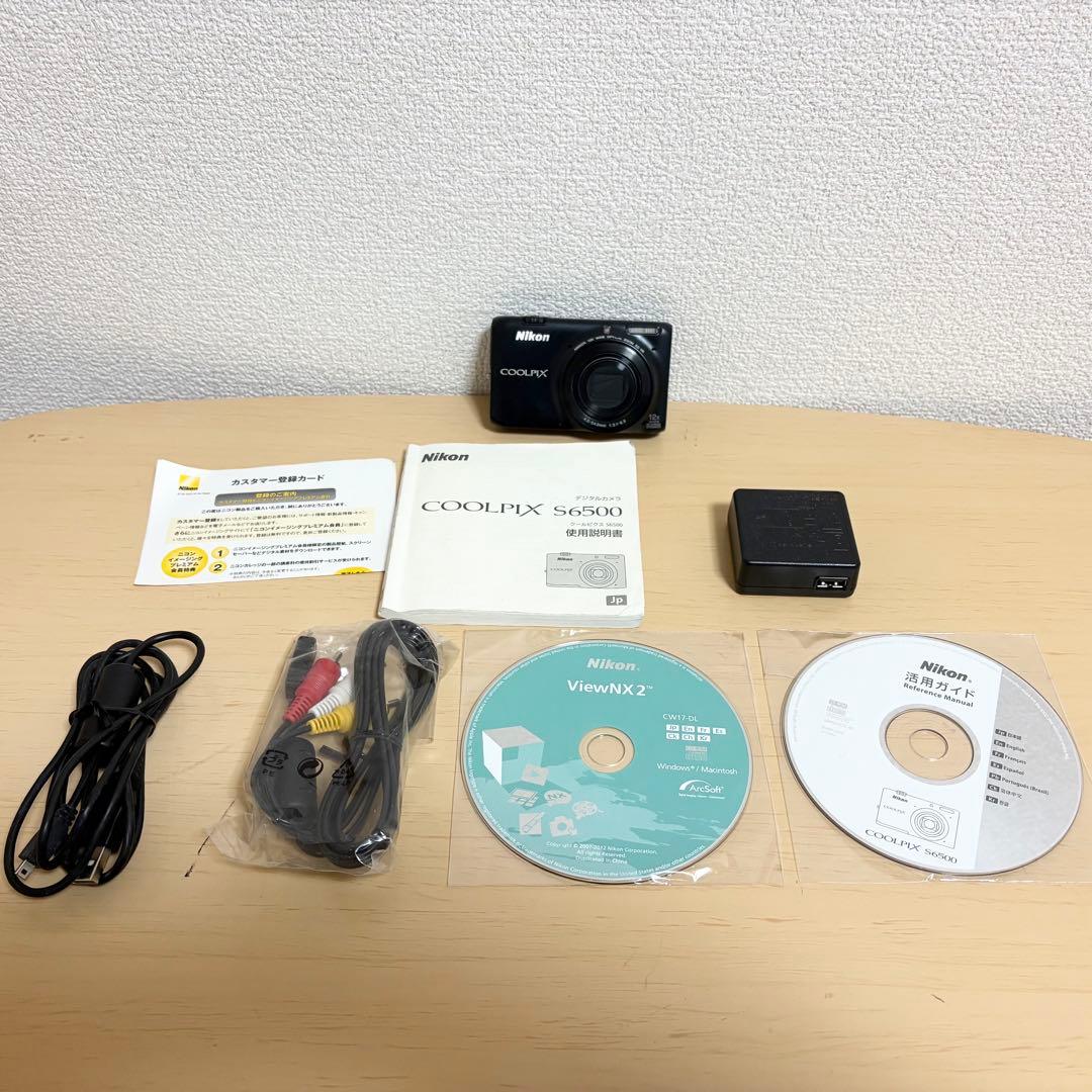 ■Nikon COOLPIX S6500 ブラック コンパクトデジタルカメラ