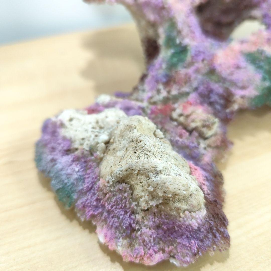 【光る新商品】アク抜き不要 人工ライブロック 60cm海水水槽用 レプリカ 蛍光