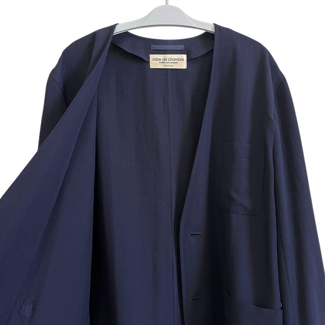 80s robe de chambre コムデギャルソン ノーカラージャケット