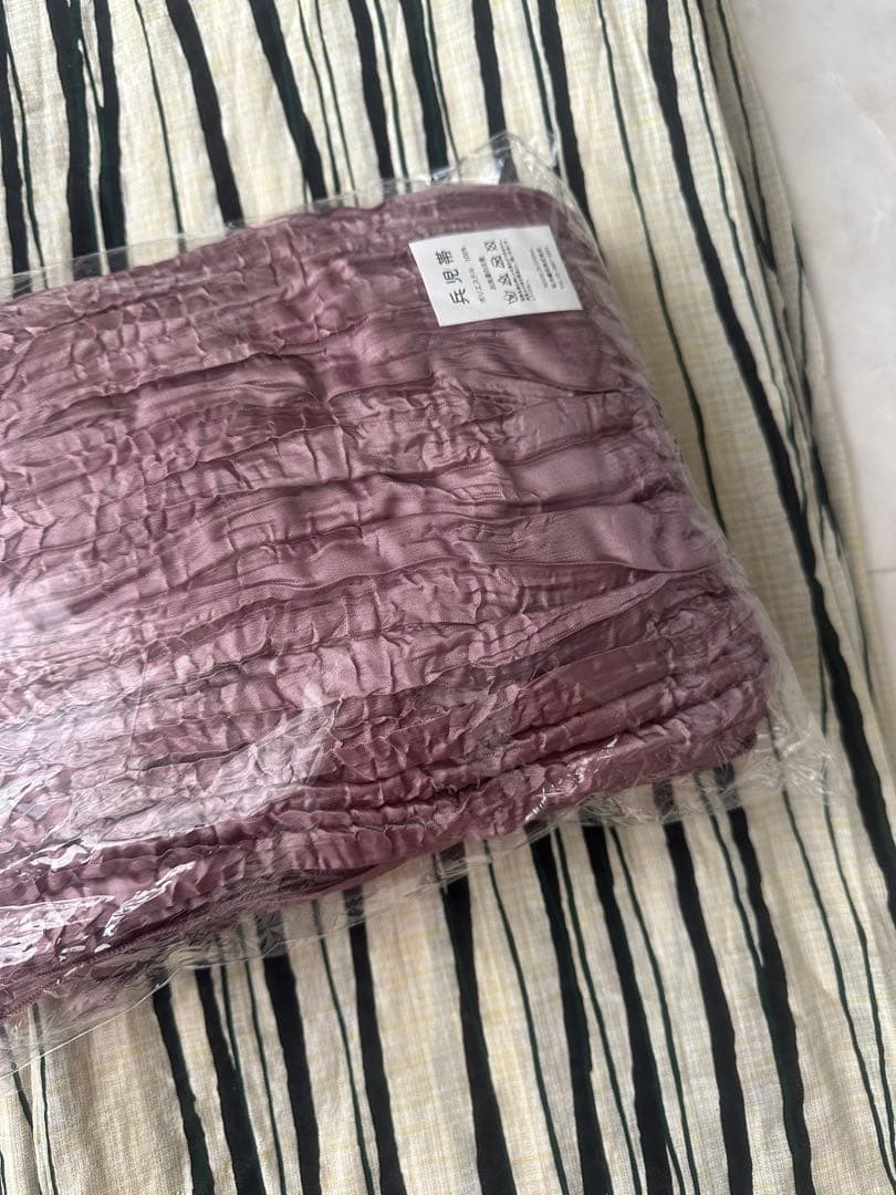 【一度着用のみ】レトロな縦縞浴衣5点セット