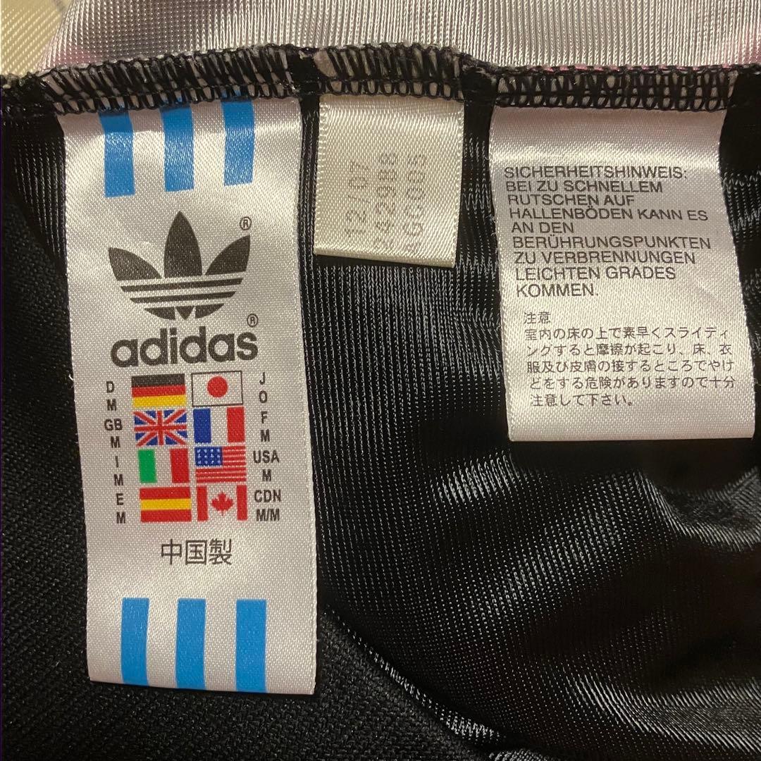 adidas アーガイル柄　トラックジャケット　ジャージ　堂本剛　ダイヤ　XL