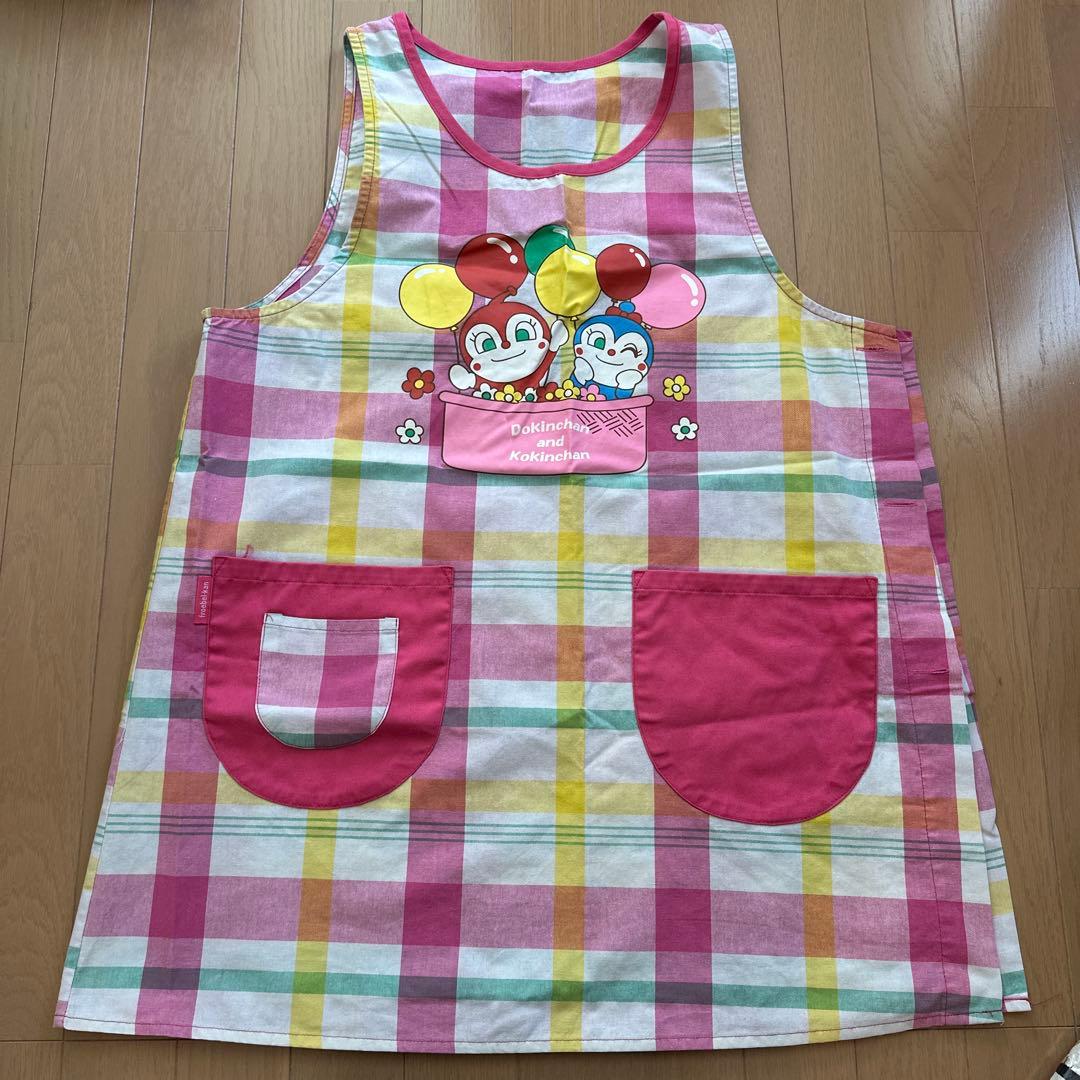 保育士　エプロン　アンパンマン コキンちゃん　ドキンちゃん　まとめ売り