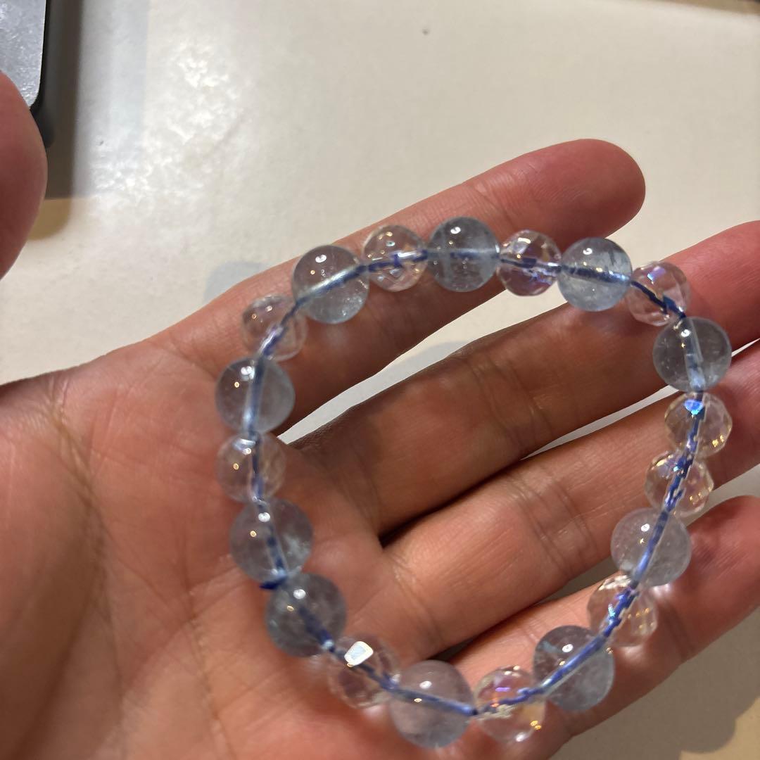 なんじゃこりゃー！綺麗！ピカピカ！トパーズたんとアクアオーラ水晶たん！