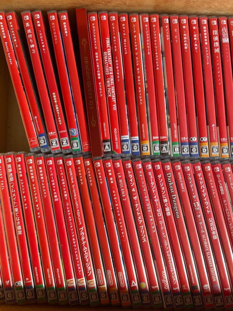 switch ソフト 約140本 ※起動確認済みだが、一応念のためジャンク