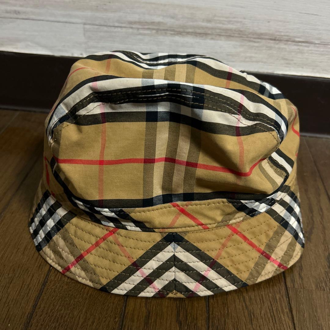 BURBERRY チェック柄 バケットハット S/M