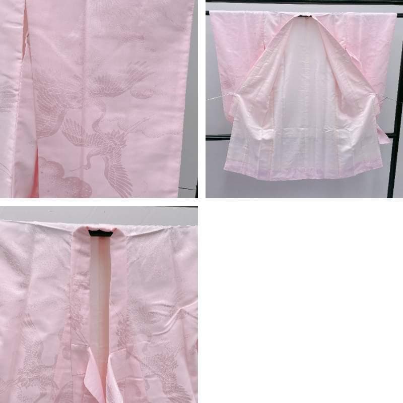 Y★4009★ 子供着物 七五三 女の子 四つ身 襦袢付き